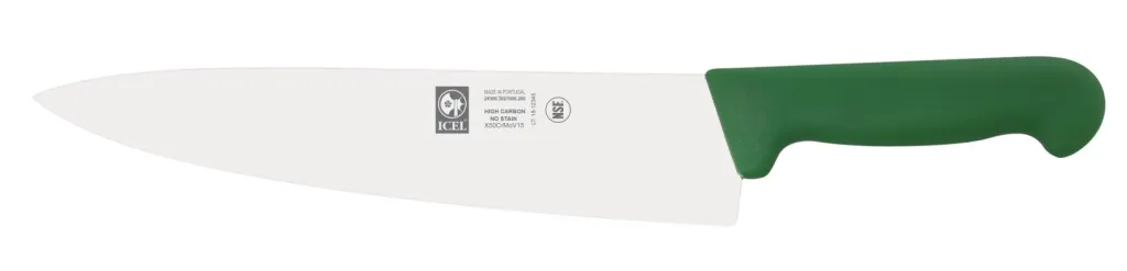 Chef's Knife Narrow Blade 20 cm Hijau